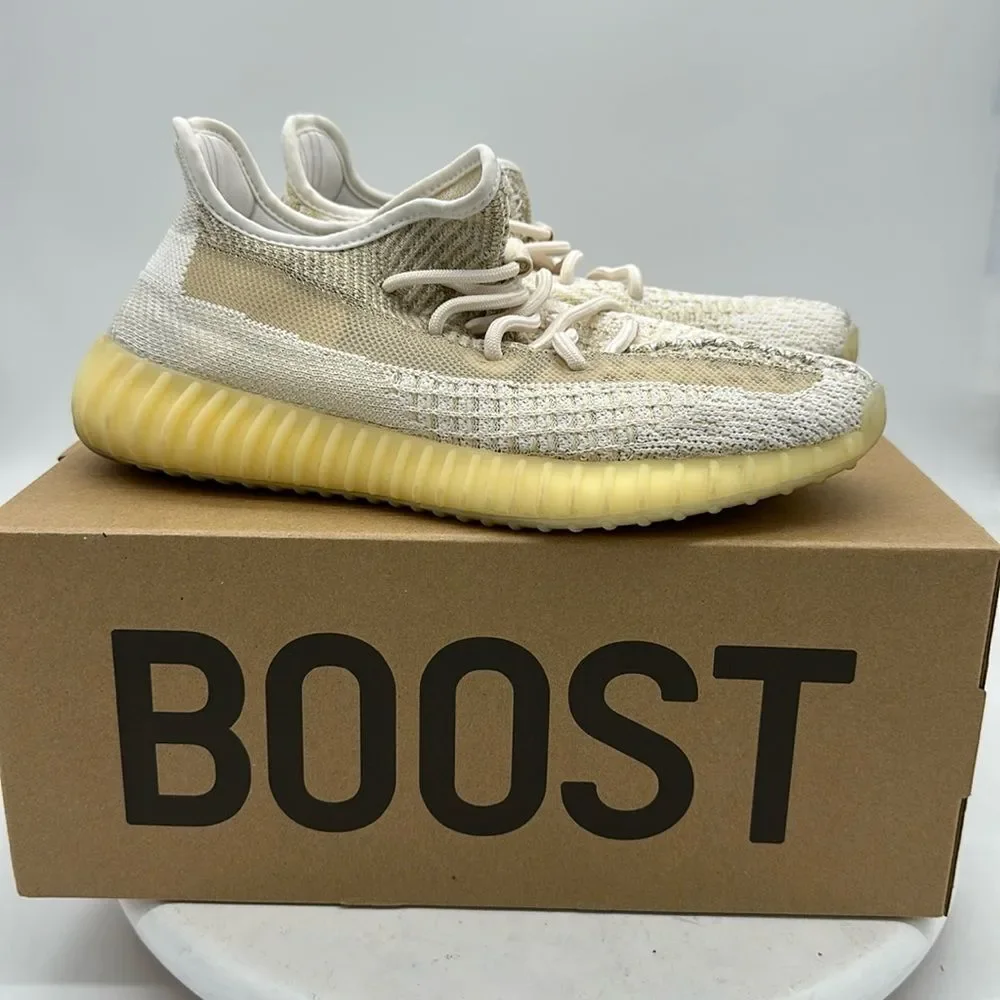 YEEZY BOOST 350 V2 Natural FZ5246 Abez Mens Size 8